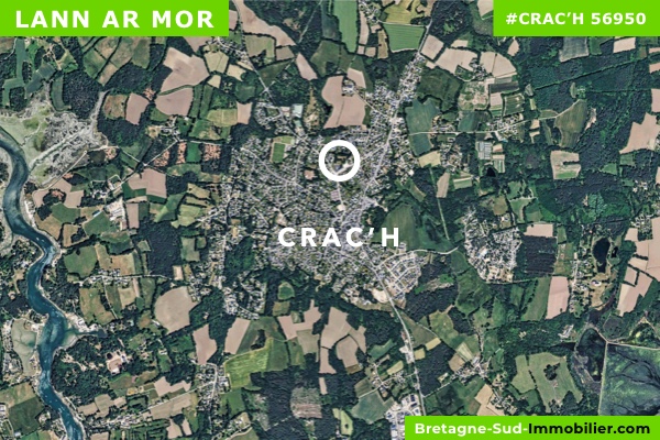 Localisation du programme neuf Lann Ar Mor à Crac'h (Morbihan 56950)