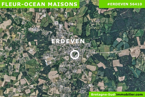 Localisation du programme neuf Fleur Ocean - Maisons à Erdeven (Morbihan 56410)