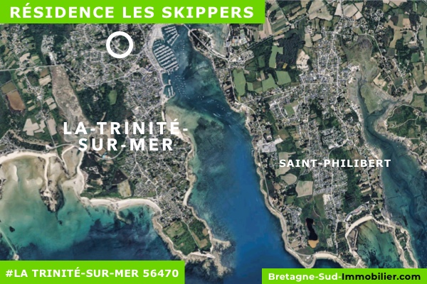 Localisation du programme neuf Résidence les Skippers à La Trinité-sur-Mer (Morbihan 56470)