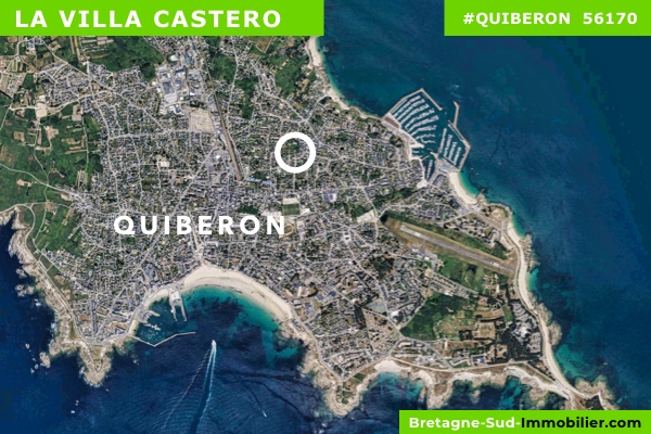 Localisation du programme neuf La Villa Castero à Quiberon (Morbihan 56170)